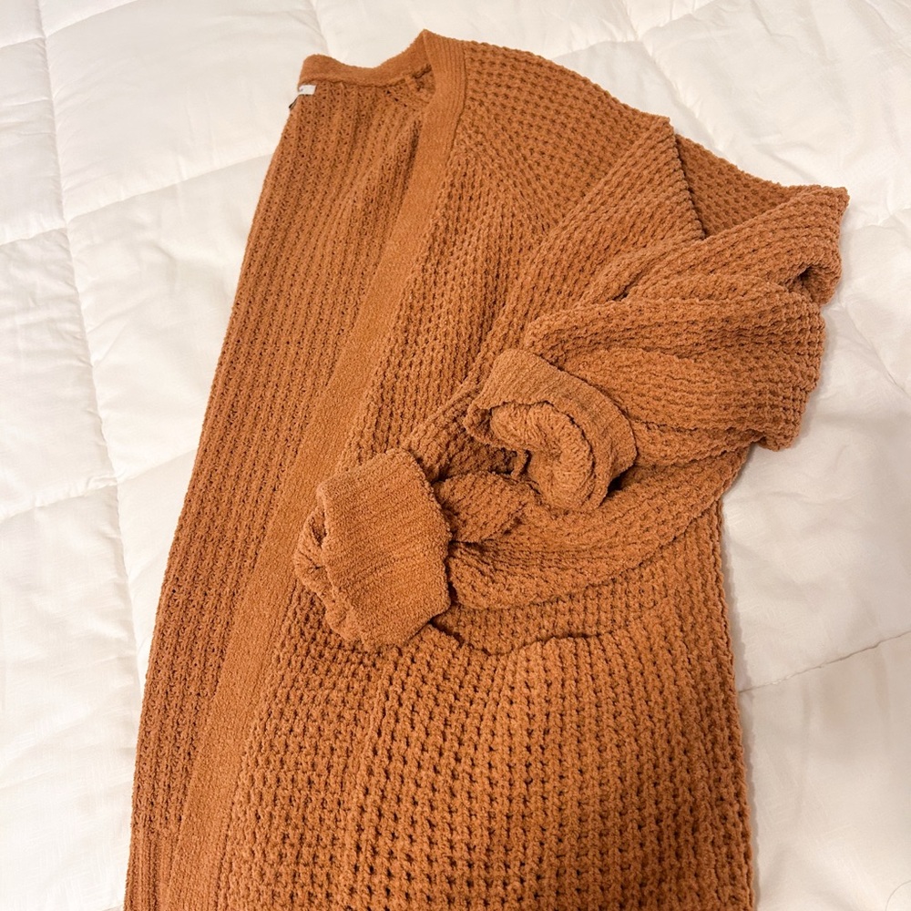 American eagle waffle knit sweater